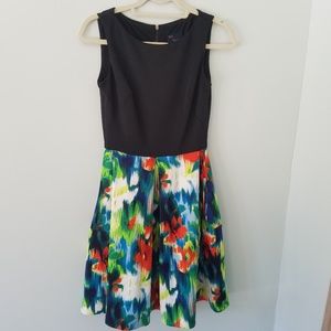 Just...Taylor Black Floral Pocket Dress Size 2